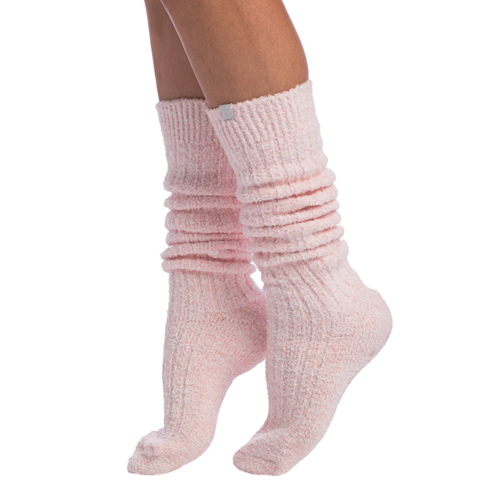 Softies Marshmallow Slouch Socks Heather Blush Pink – House to Home ...