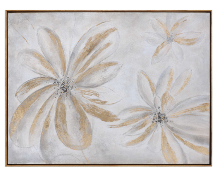 Daisy Stars Hand Painted Canvas – House to Home Creations / H2H Apparel