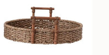 Load image into Gallery viewer, Large Rattan Tray with Handle
