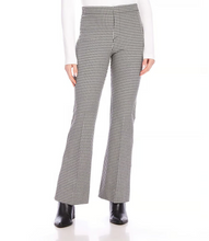 Load image into Gallery viewer, Karen Kane Black with Off White Check Bootcut Pants
