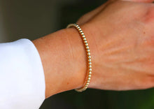 Load image into Gallery viewer, Classic 14K Gold Filled Ball Beaded Bracelet 3mm
