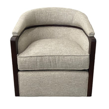 Load image into Gallery viewer, Forester Swivel Chair in Sisal with Caramel Wood
