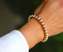 Load image into Gallery viewer, Classic 14K Gold Filled Ball Beaded Bracelet 7mm
