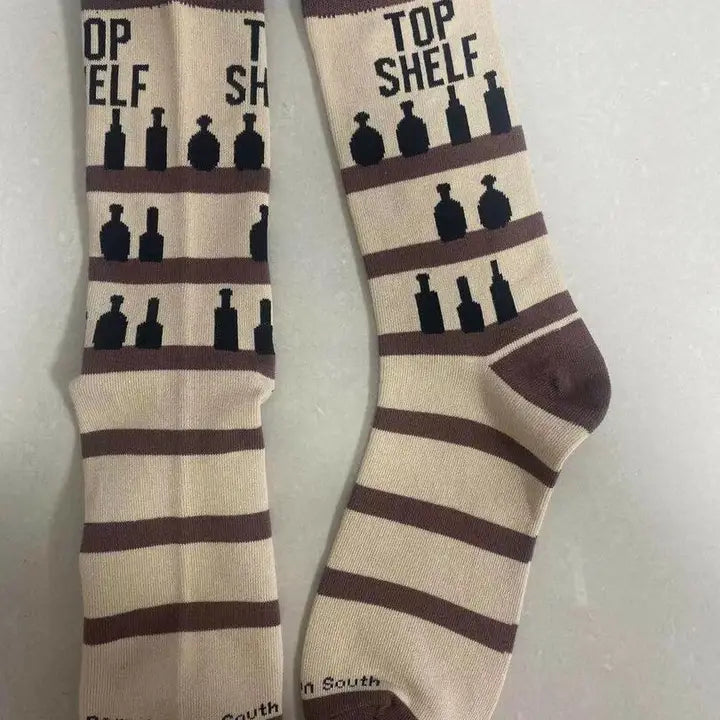 Top Shelf Bourbon Whiskey Socks