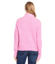 Load image into Gallery viewer, Karen Kane Peony Mock Neck Boucle Sweater
