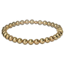 Load image into Gallery viewer, Classic 14K Gold Filled Ball Beaded Bracelet 6mm
