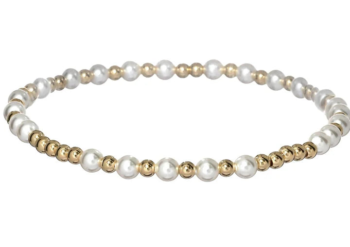 Emma 14K Gold Filled Beaded Bracelet