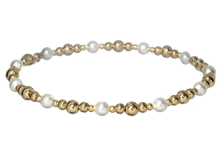 Heather 14K Gold Filled Beaded Bracelet