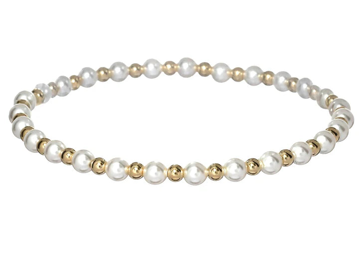 May 14K Gold Filled Beaded Bracelet