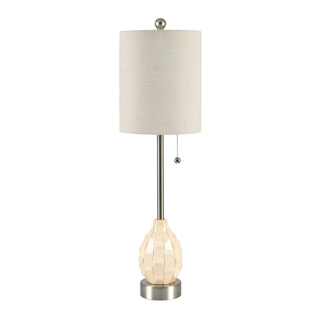 Meyer Pull Chain Buffet Lamp Cream