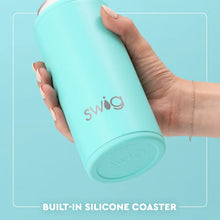 Load image into Gallery viewer, SWIG Black Skinny Can Cooler 12oz
