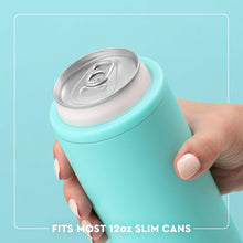 Load image into Gallery viewer, SWIG Black Skinny Can Cooler 12oz
