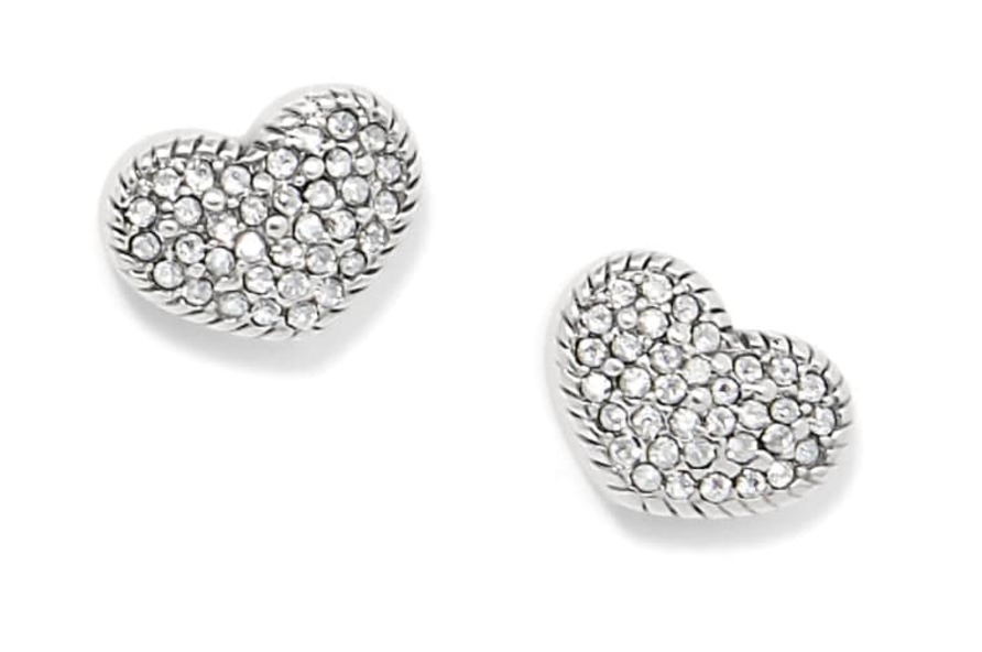 Brighton Illumina Celeste Heart Post Earrings