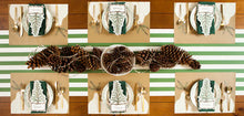 Load image into Gallery viewer, Dark Green Classic Stripe Runner
