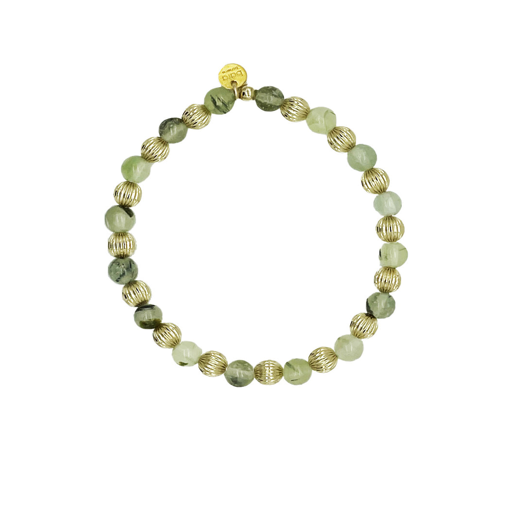 Lucy 14K Gold Filled & Labadorite Beaded Bracelet