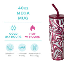 Load image into Gallery viewer, SWIG Fanzone Maroon Mega Mug 40oz
