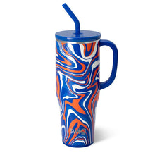 Load image into Gallery viewer, SWIG Fanzone Royal + Orange Mega Mug 40oz
