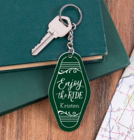 P. Graham Dunn Green Vintage Keychain