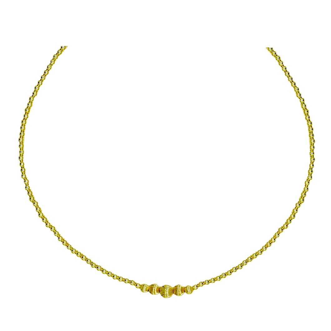 Victoria 14K Gold Filled Ball Beaded Choker