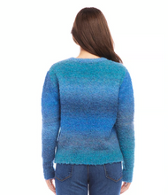 Load image into Gallery viewer, Karen Kane Ombre Sweater in Dark Blue
