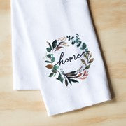 Home Magnolia Wreath Tea Towel