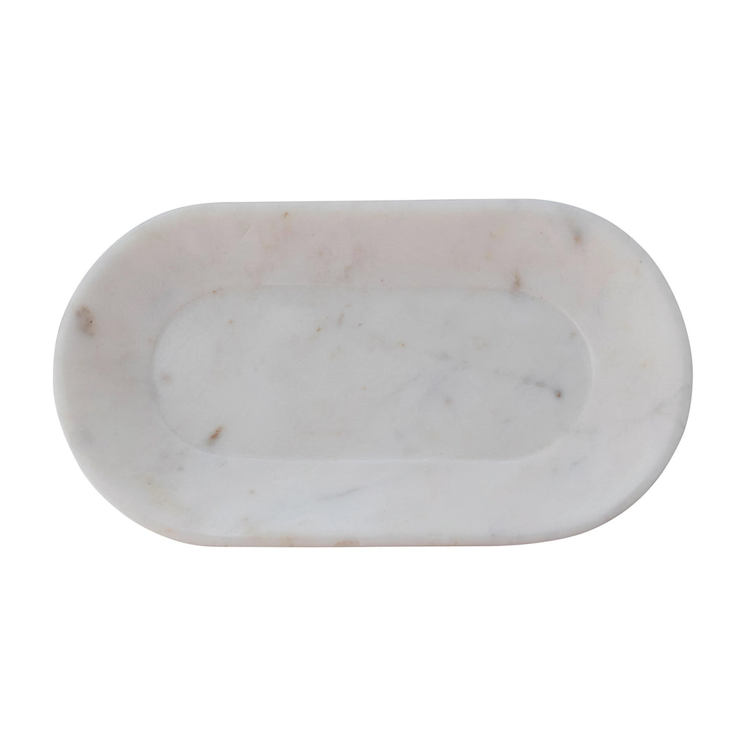 Oval Marble Tray