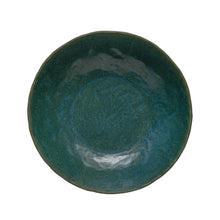 Load image into Gallery viewer, Green Stoneware Serving Bowl
