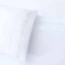 Load image into Gallery viewer, White Embroidered Border Sheet Set
