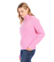 Load image into Gallery viewer, Karen Kane Peony Mock Neck Boucle Sweater
