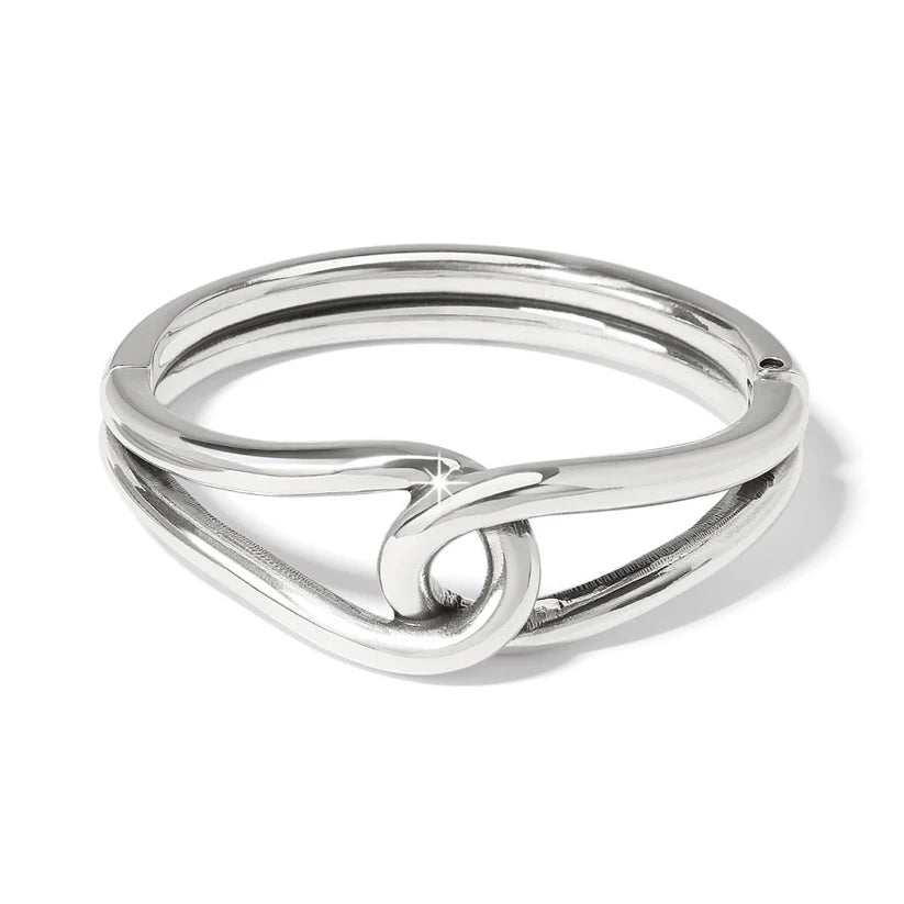 Brighton Interlok Curve Hinged Bangle