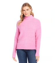 Load image into Gallery viewer, Karen Kane Peony Mock Neck Boucle Sweater
