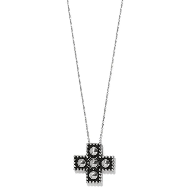 Brighton Pretty Tough Small Cross Necklace