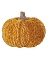 Load image into Gallery viewer, 4&quot; Cotton Blend Assorted Pumpkins
