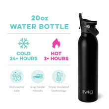 Load image into Gallery viewer, SWIG Black Water Bottle 20oz
