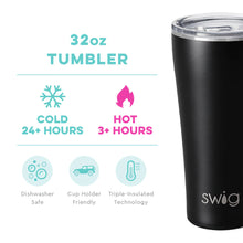 Load image into Gallery viewer, SWIG Black 32 oz Tumbler
