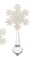 Load image into Gallery viewer, Snowflake Crystal Drop Ornament Assorted
