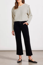 Load image into Gallery viewer, Tribal Stretch Corduroy Straight Leg Pants in Black
