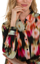 Load image into Gallery viewer, Liverpool Star Ruby Floral Long Sleeve Button Front Shirt
