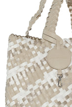 Load image into Gallery viewer, Ilse Jacobsen Ivory with White Tote Bag
