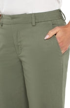 Load image into Gallery viewer, Liverpool Martini Olive Kelsey Wide Leg Trouser
