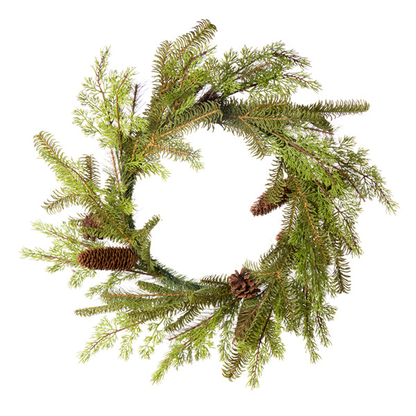 Mixed Sage Pine Wreath