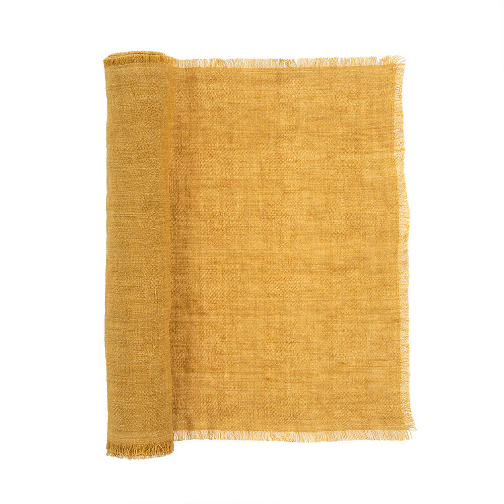 Honey Linen Table Runner