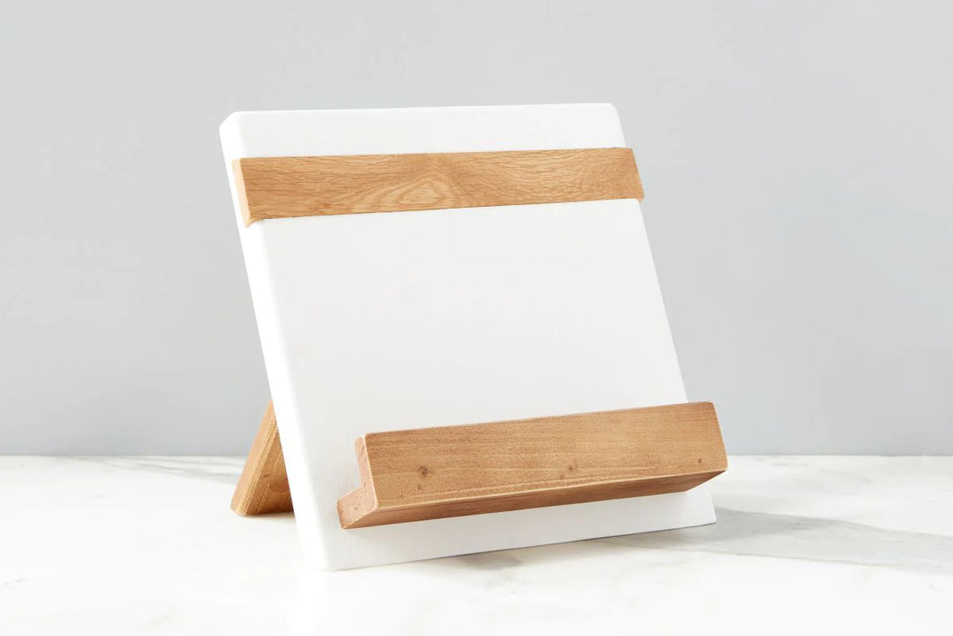 ETU White iPad & Cookbook Holder