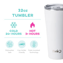 Load image into Gallery viewer, SWIG White 32 oz Tumbler
